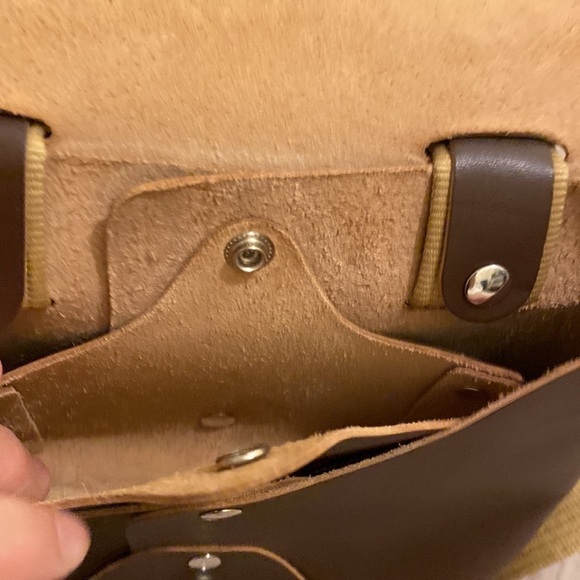 FACHA BEAUTIFUL BROWN ARGENTINA BRAND LEATHER BACKPACK. main image 15
